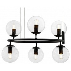 Подвесная люстра lumina deco ceredo ldp 6034-6 rnd bk